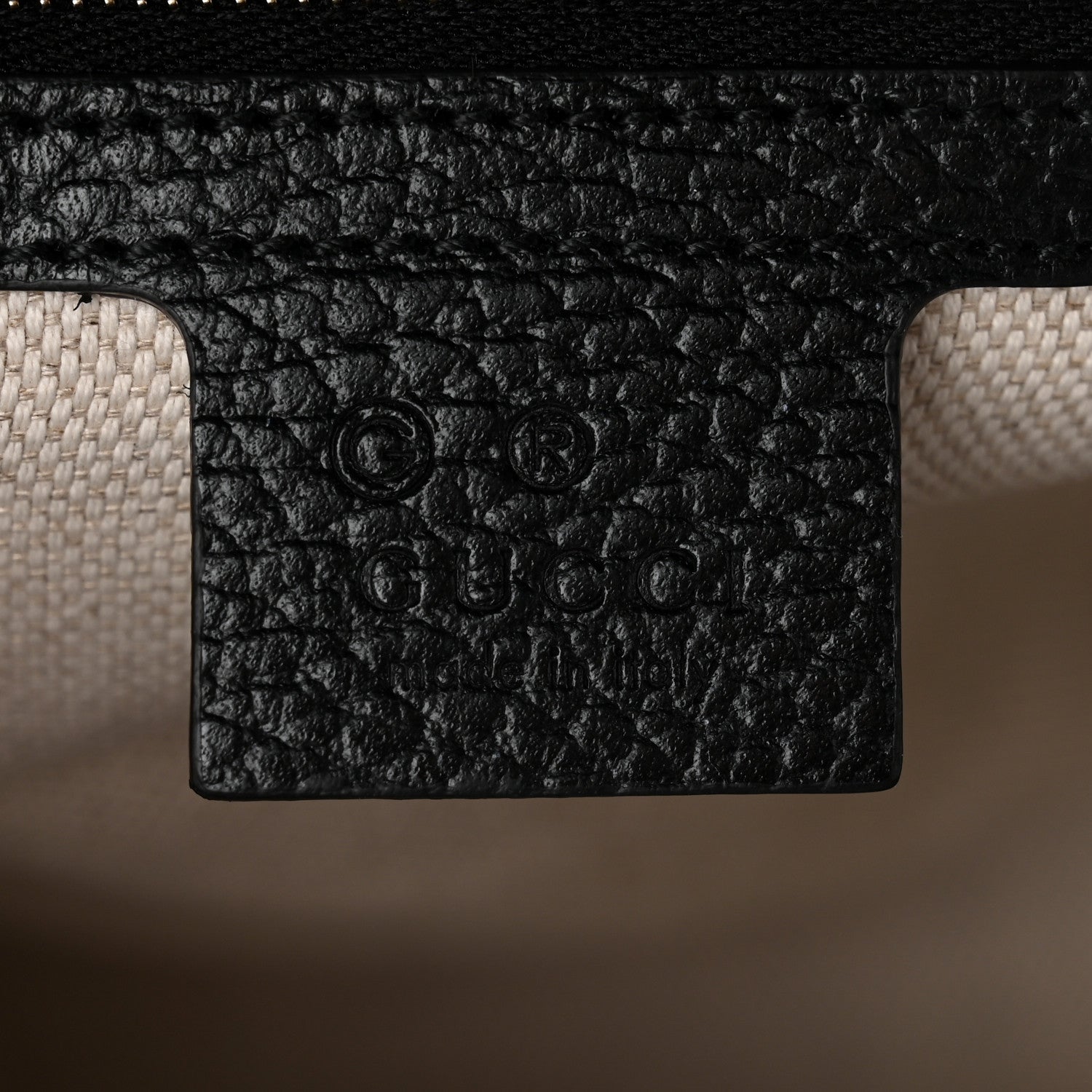 Gucci Dollar Calfskin Large Soho Top Handle Satchel Black 6 of 10