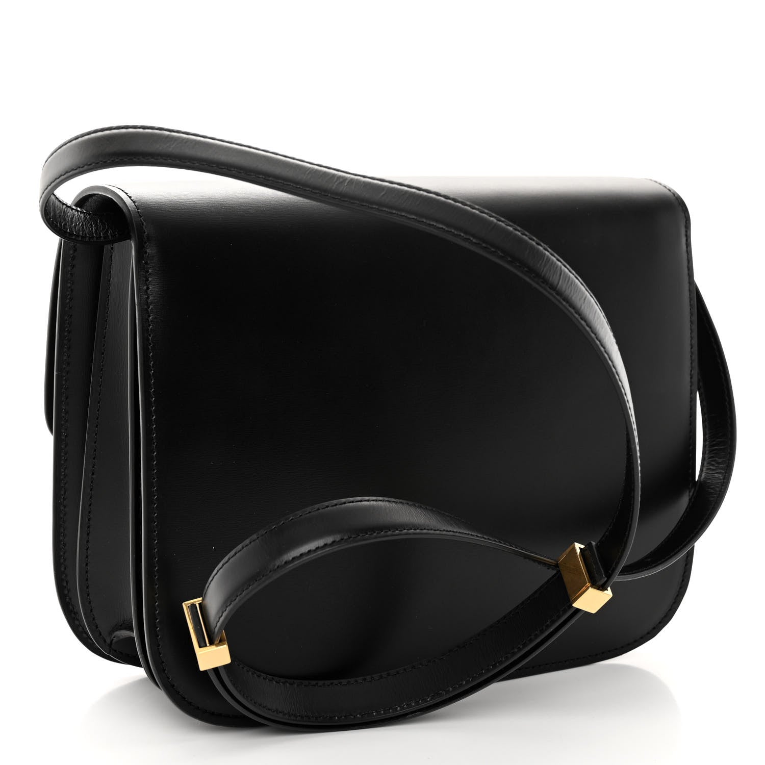 Celine Box Calfskin Medium Classic Box Flap Bag Black 3 of 10