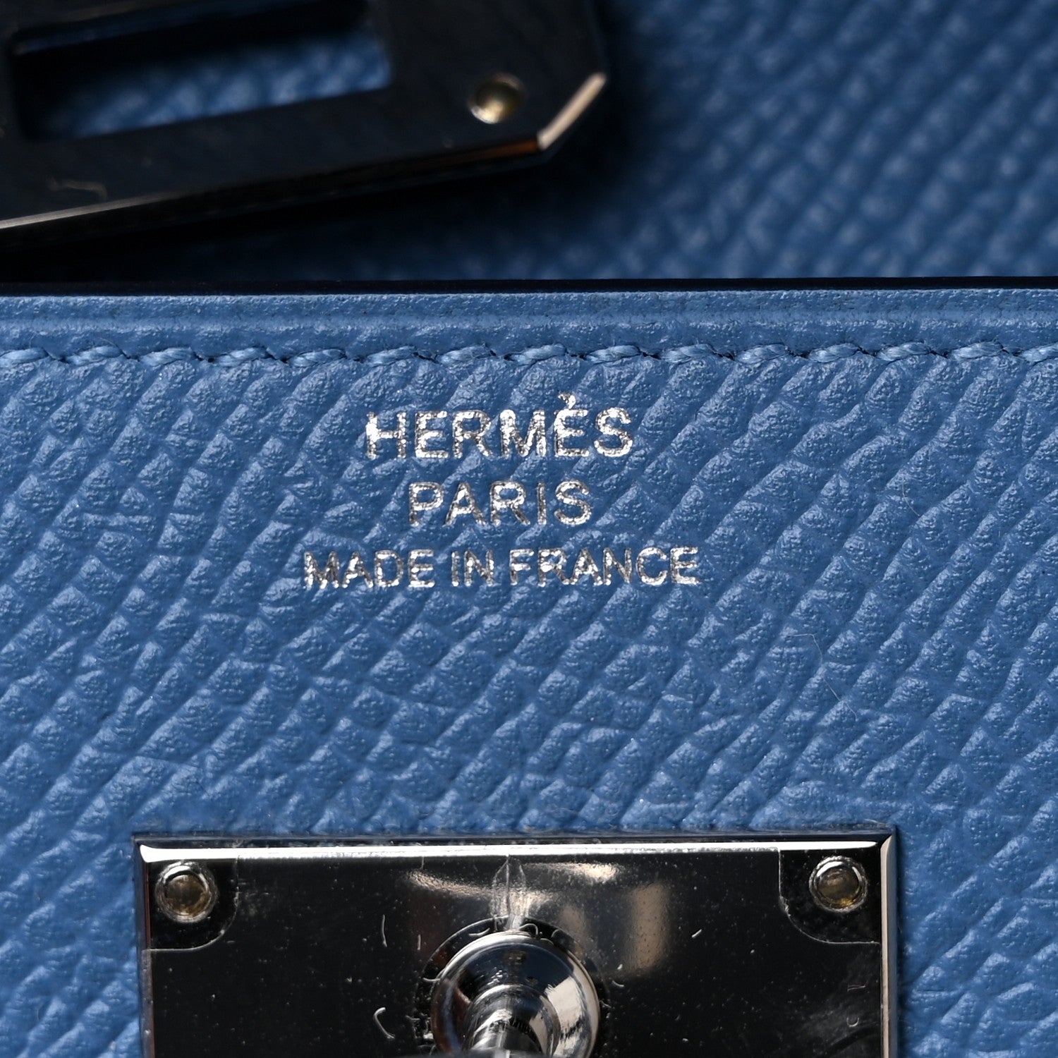 Hermes Epsom Kelly Longue Wallet Bleu Azur 6 of 9