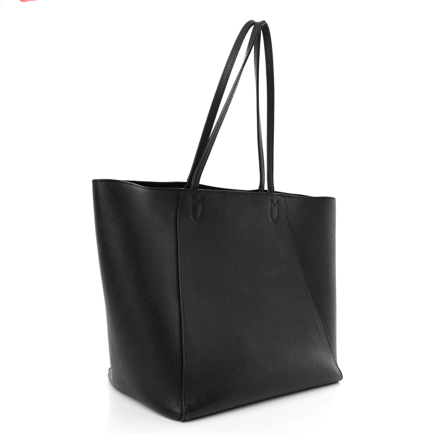 Calfskin Lockme Cabas Black