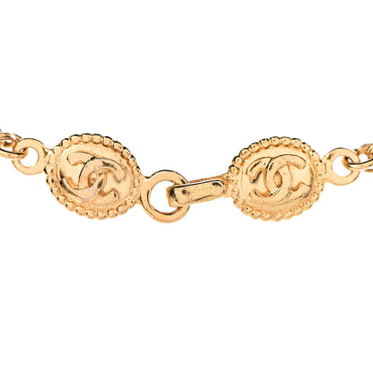 Chanel CC Chain Pendant Necklace Gold 5 of 6