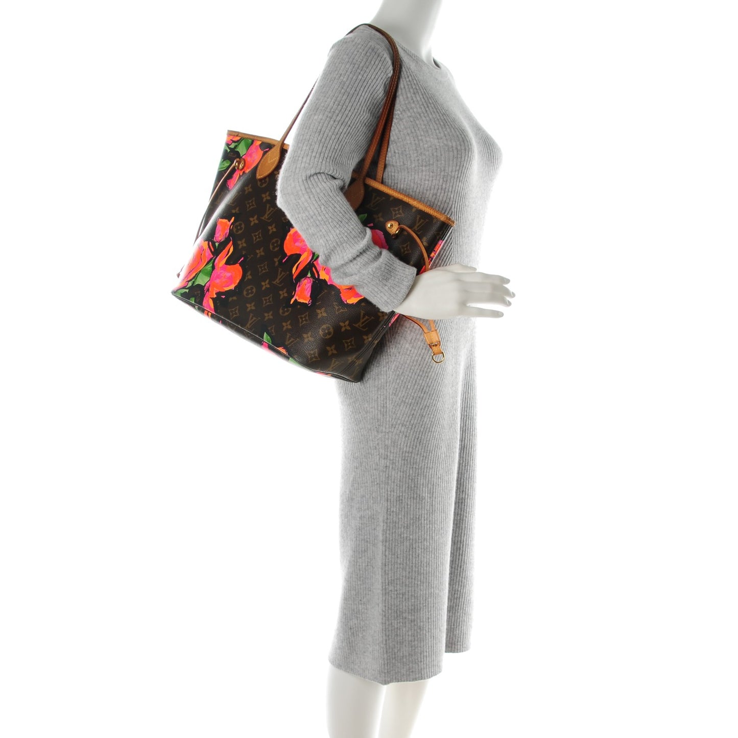 Monogram Roses Neverfull MM