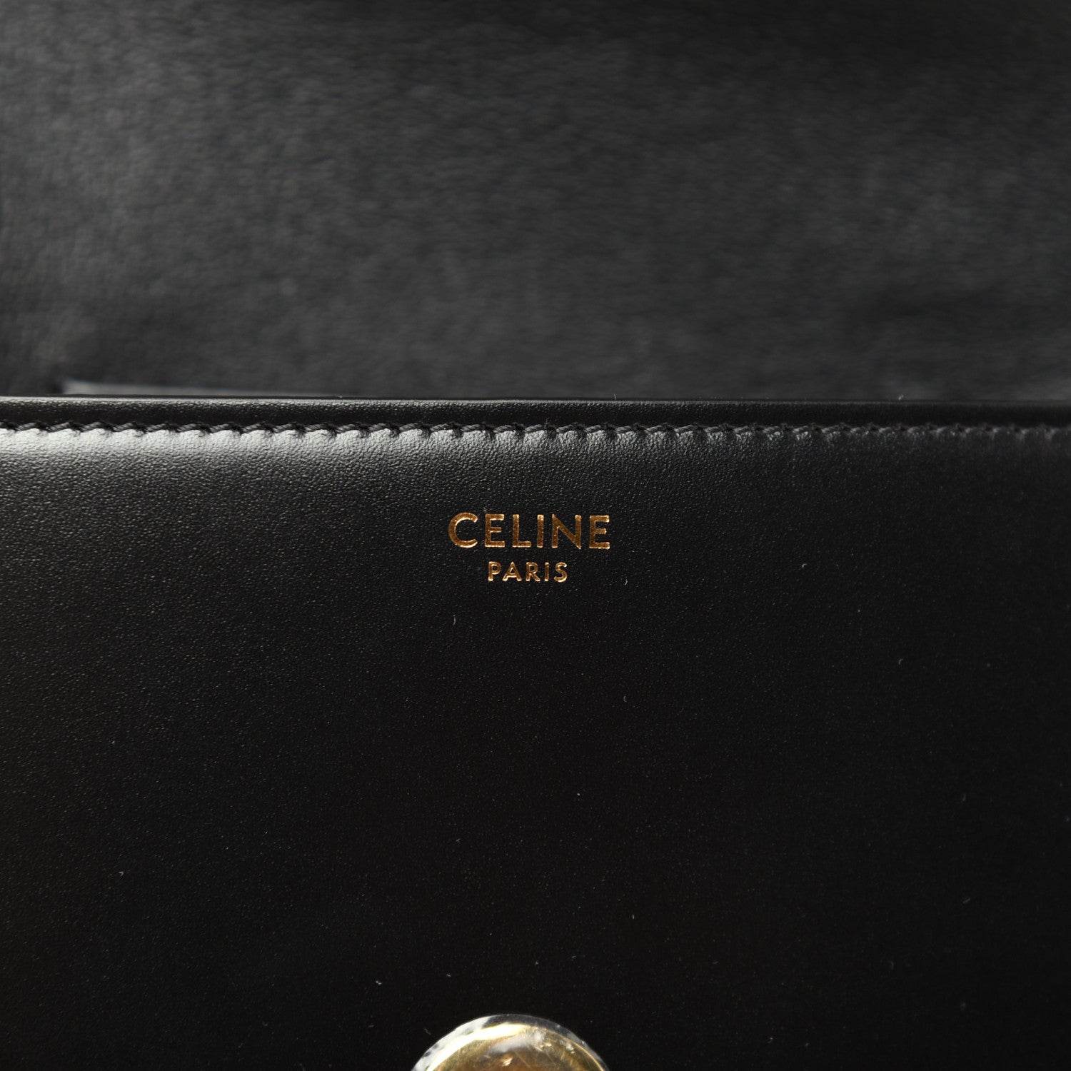Celine Smooth Calfskin Tassel Belt Bag Black 8 of 12