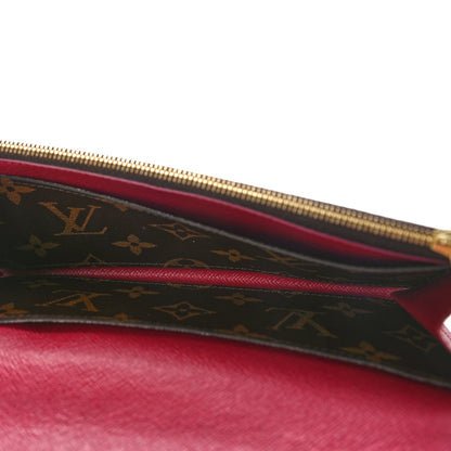 Louis Vuitton Monogram Emilie Wallet Fuchsia 5 of 8