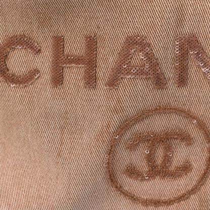 Chanel Canvas Sequin Small Deauville Tote Ecru 27 of 31