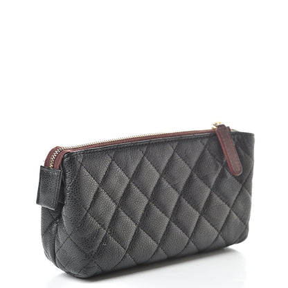 Chanel Caviar Cosmetic Case Black 3 of 6