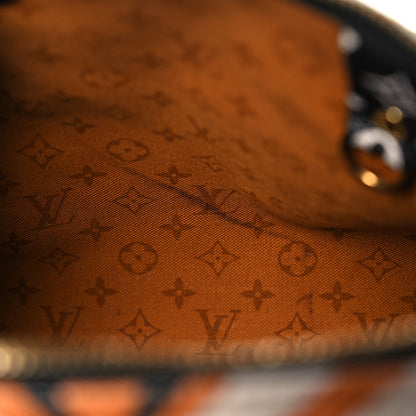 Louis Vuitton Monogram Giant Crafty Speedy Bandouliere 25 Creme Caramel 12 of 13