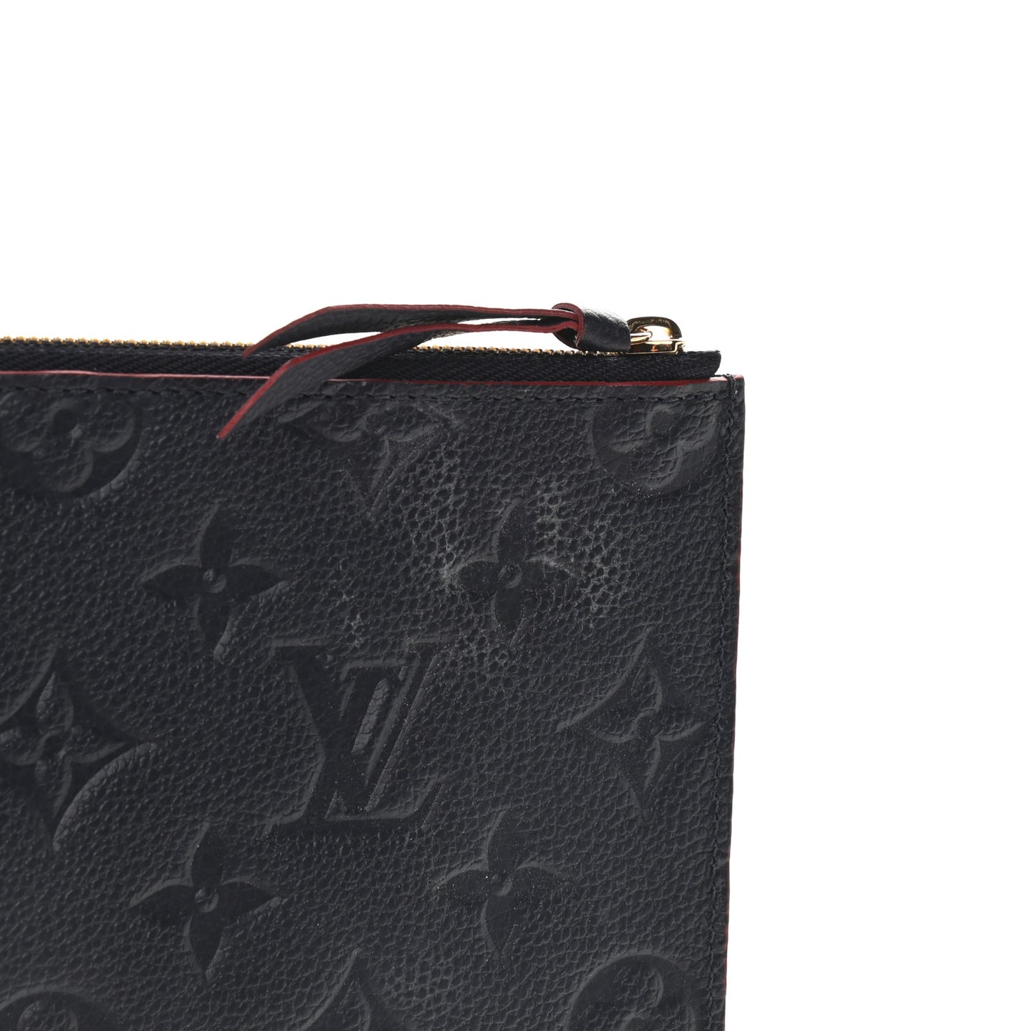 Empreinte Pochette Felicie Chain Wallet Marine Rouge