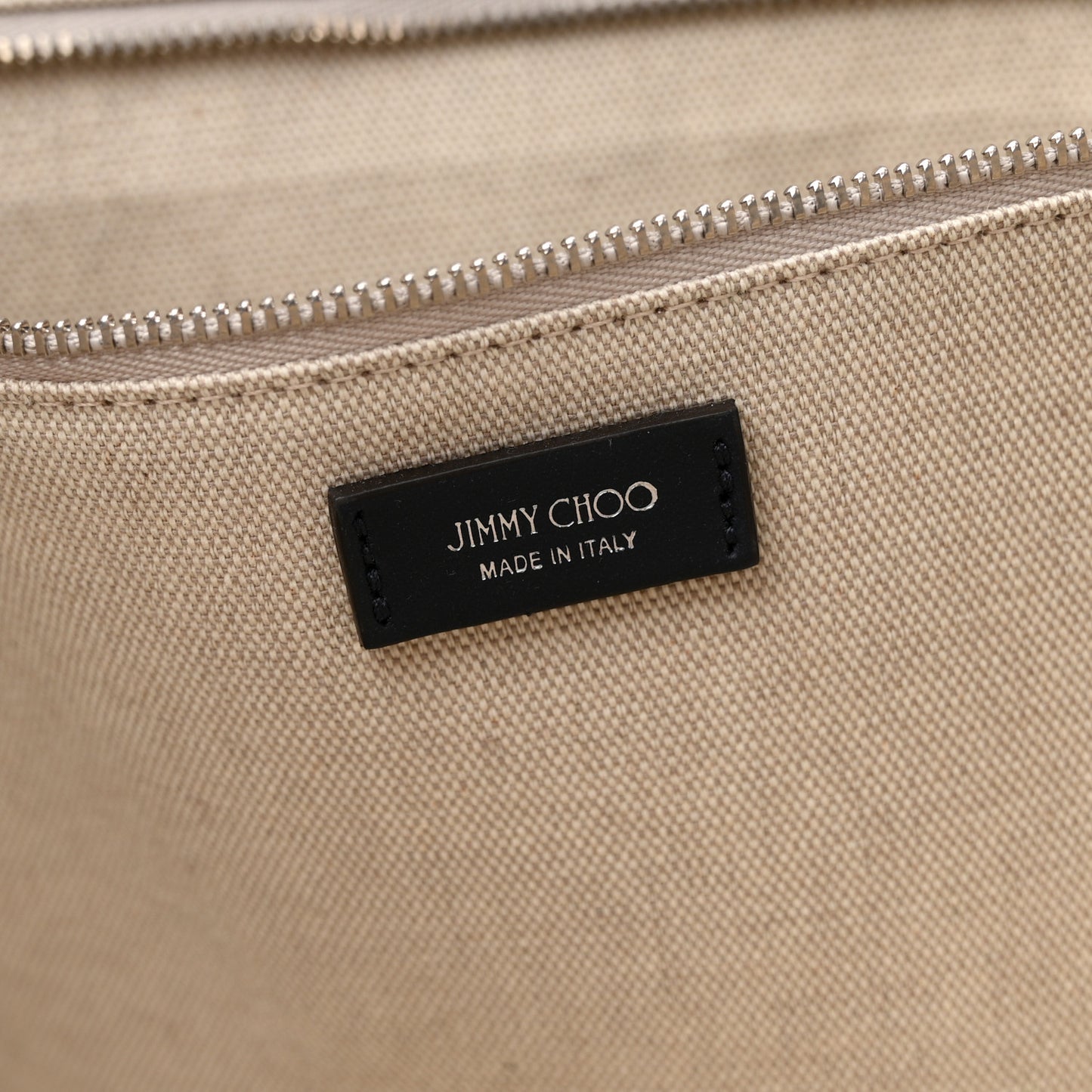 Canvas Embroidered Logo Tote Denim Milk