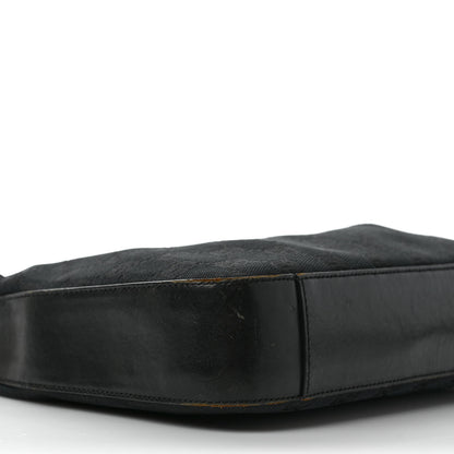 Gucci Monogram GG Clasp Hobo Black 8 of 13