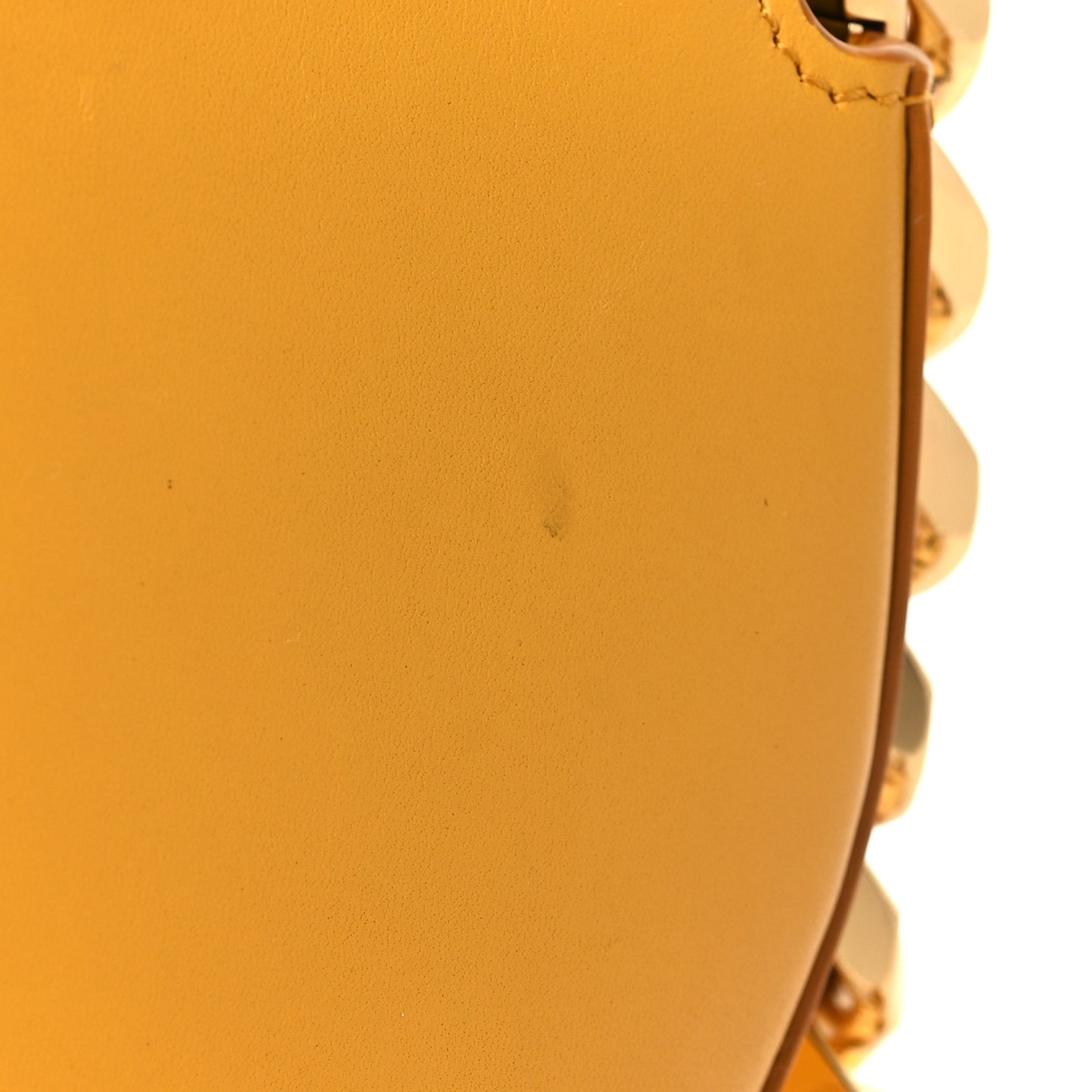 Calfskin Small Olympia Chain Shoulder Bag Marigold