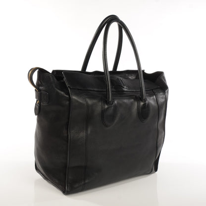 Celine Smooth Calfskin Medium Luggage Black 3 of 9