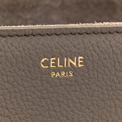 Celine Grained Calfskin Teen Soft 16 Shoulder Bag Taupe 6 of 10
