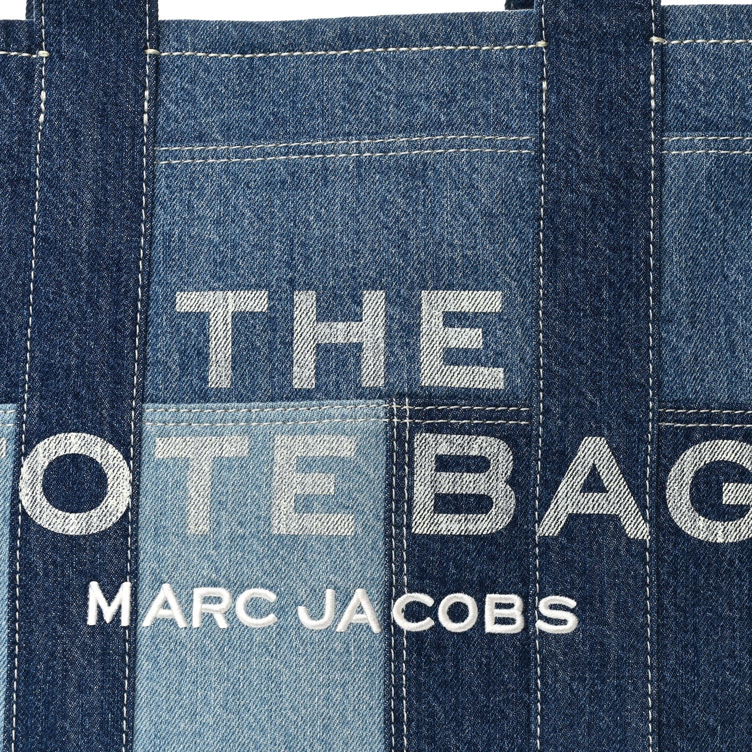 Marc Jacobs Denim Canvas Large The Tote Bag Blue 8 of 13