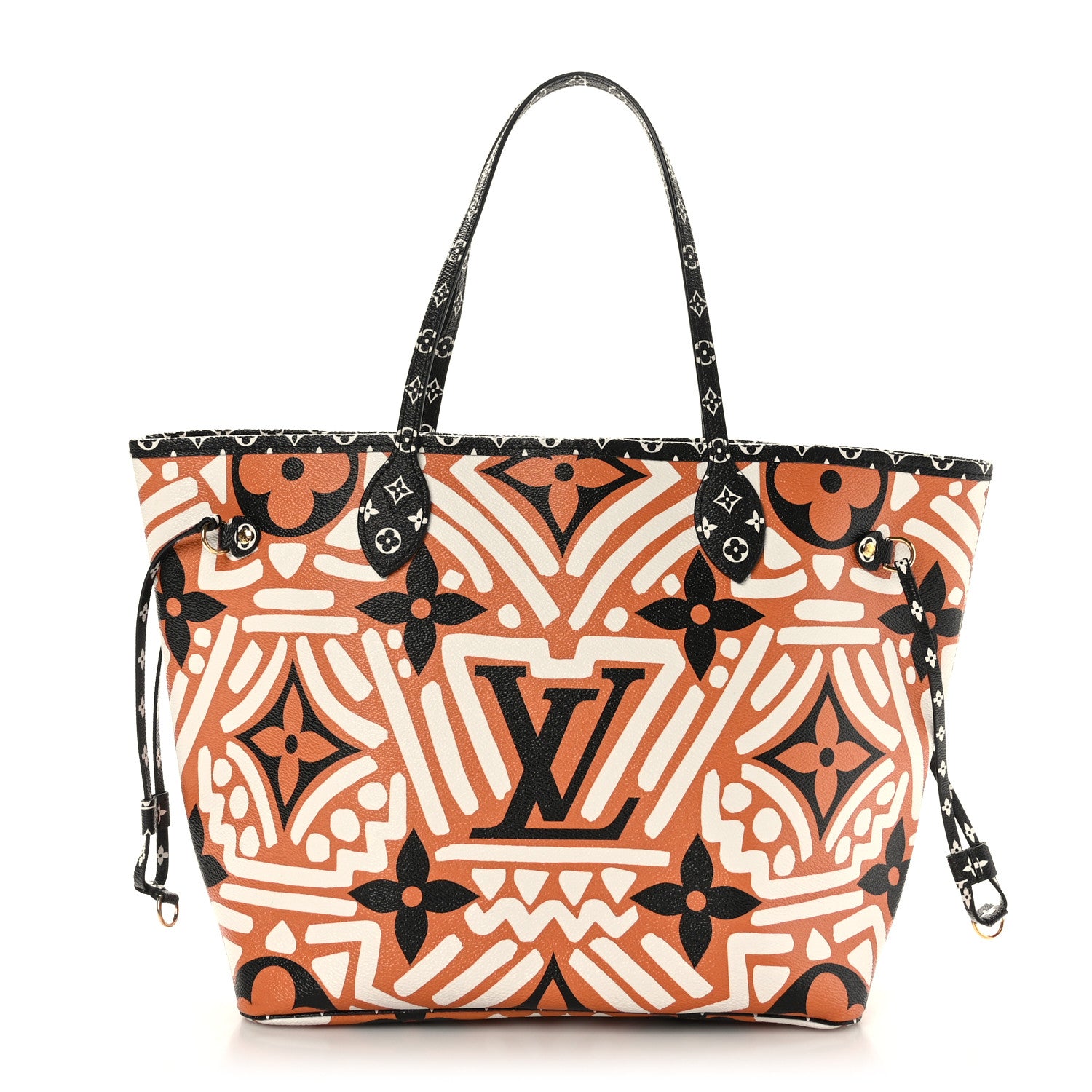 Louis Vuitton Monogram Giant Crafty Neverfull MM Creme Caramel 1 of 9
