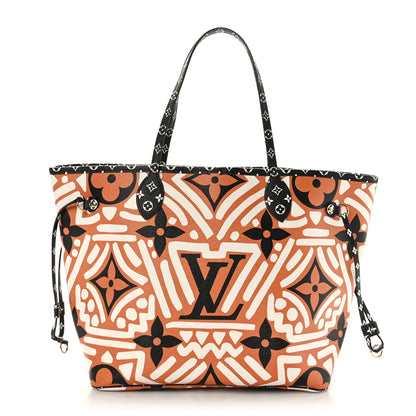 Louis Vuitton Monogram Giant Crafty Neverfull MM Creme Caramel 1 of 9