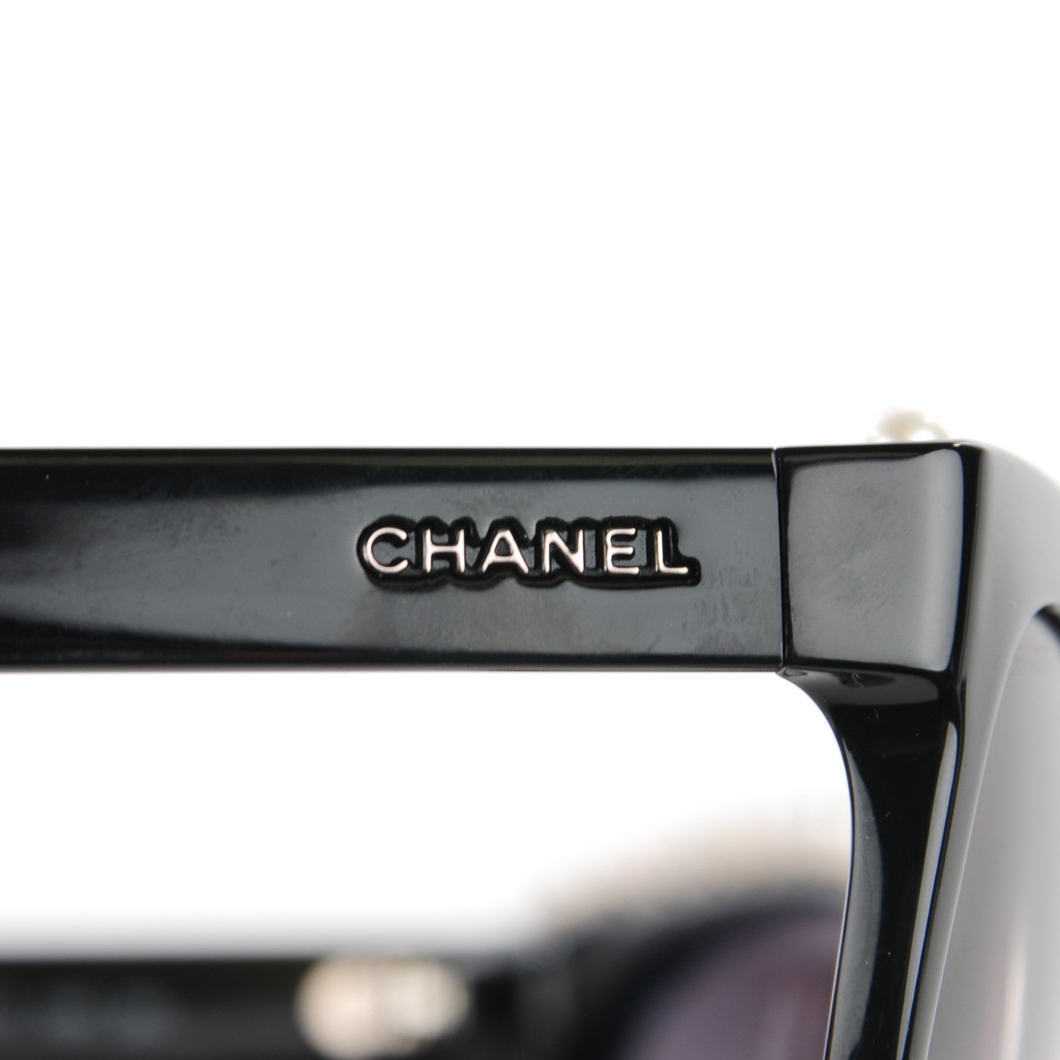Chanel Freshwater Cultured Pearl Butterfly Sunglasses 6040-H Black 5 of 6
