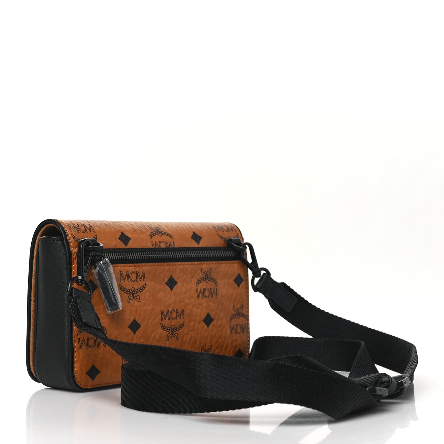 Visetos Monogram Mini Aren Camera Bag Cognac