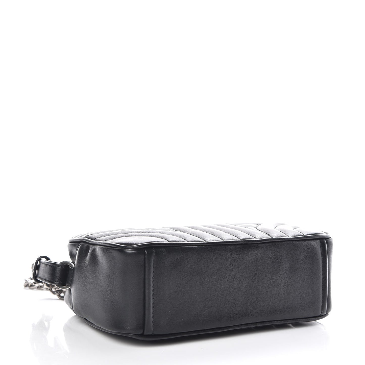 Soft Calfskin Diagramme Crossbody Bag Black