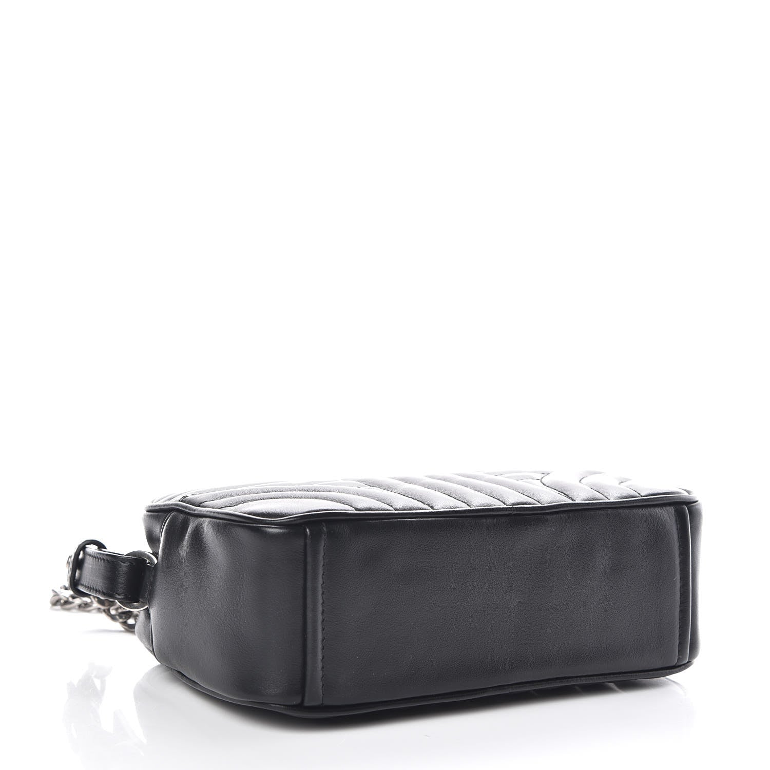 Prada Soft Calfskin Diagramme Crossbody Bag Black 4 of 8