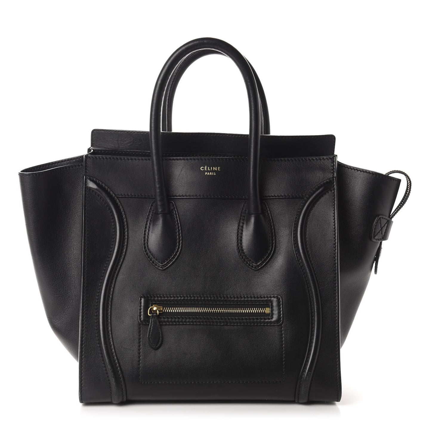 Smooth Calfskin Mini Luggage Black
