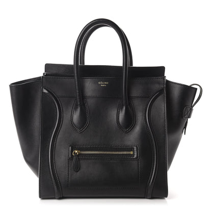 Celine Smooth Calfskin Mini Luggage Black 1 of 9