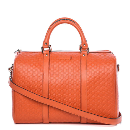 Gucci Microguccissima Medium Joy Boston Sun Orange 1 of 9