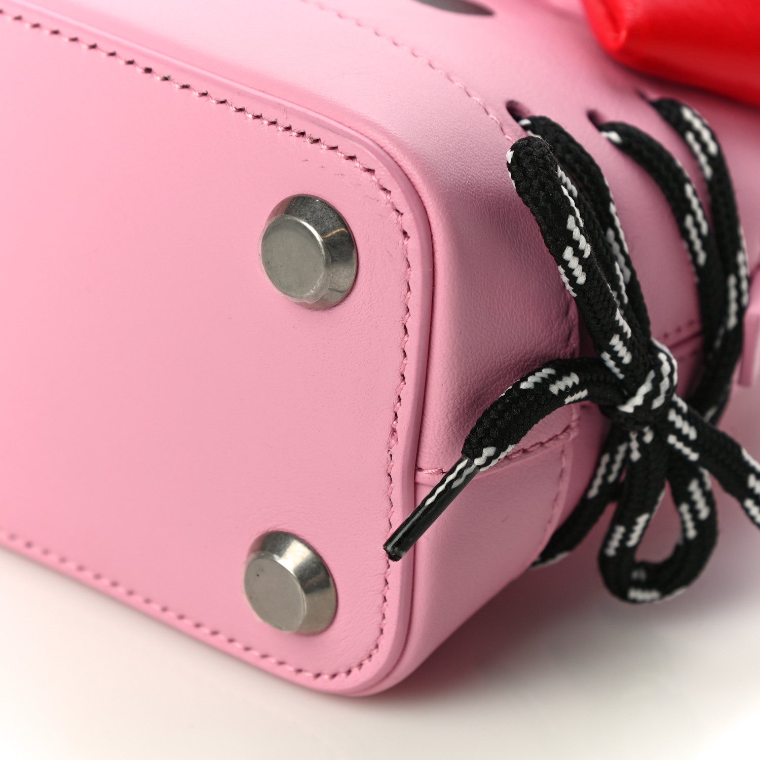 Balenciaga Calfskin Hello Kitty XXS Ville Top Handle Bag Pink 9 of 9