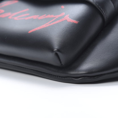 Balenciaga Supple Calfskin Signature Logo Large Everyday Beltpack Black 10 of 10