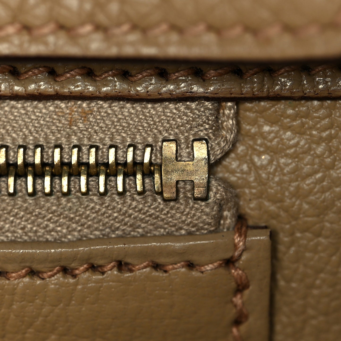 Taurillon Clemence Birkin 35 Tabac Camel