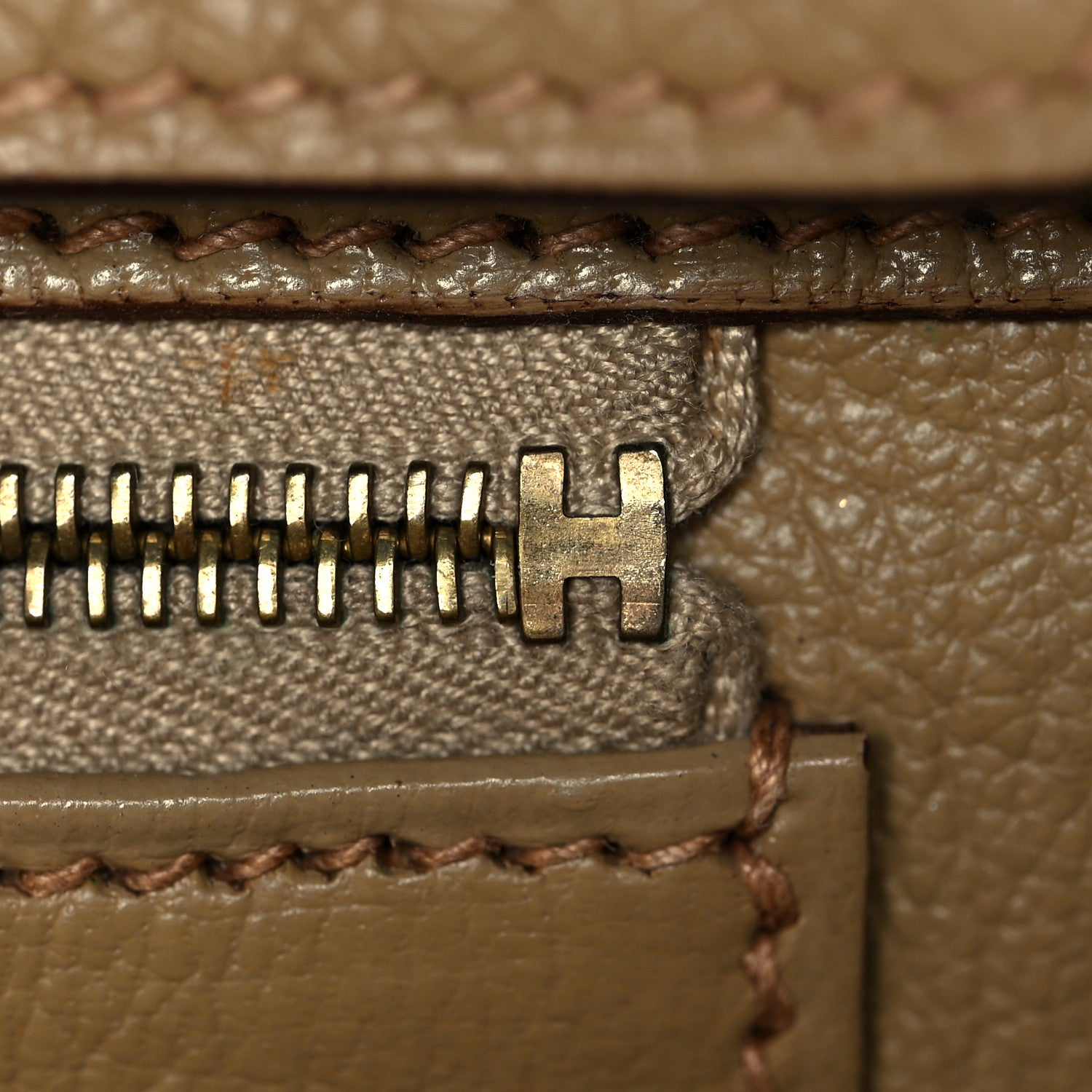 Hermes Taurillon Clemence Birkin 35 Tabac Camel 21 of 40