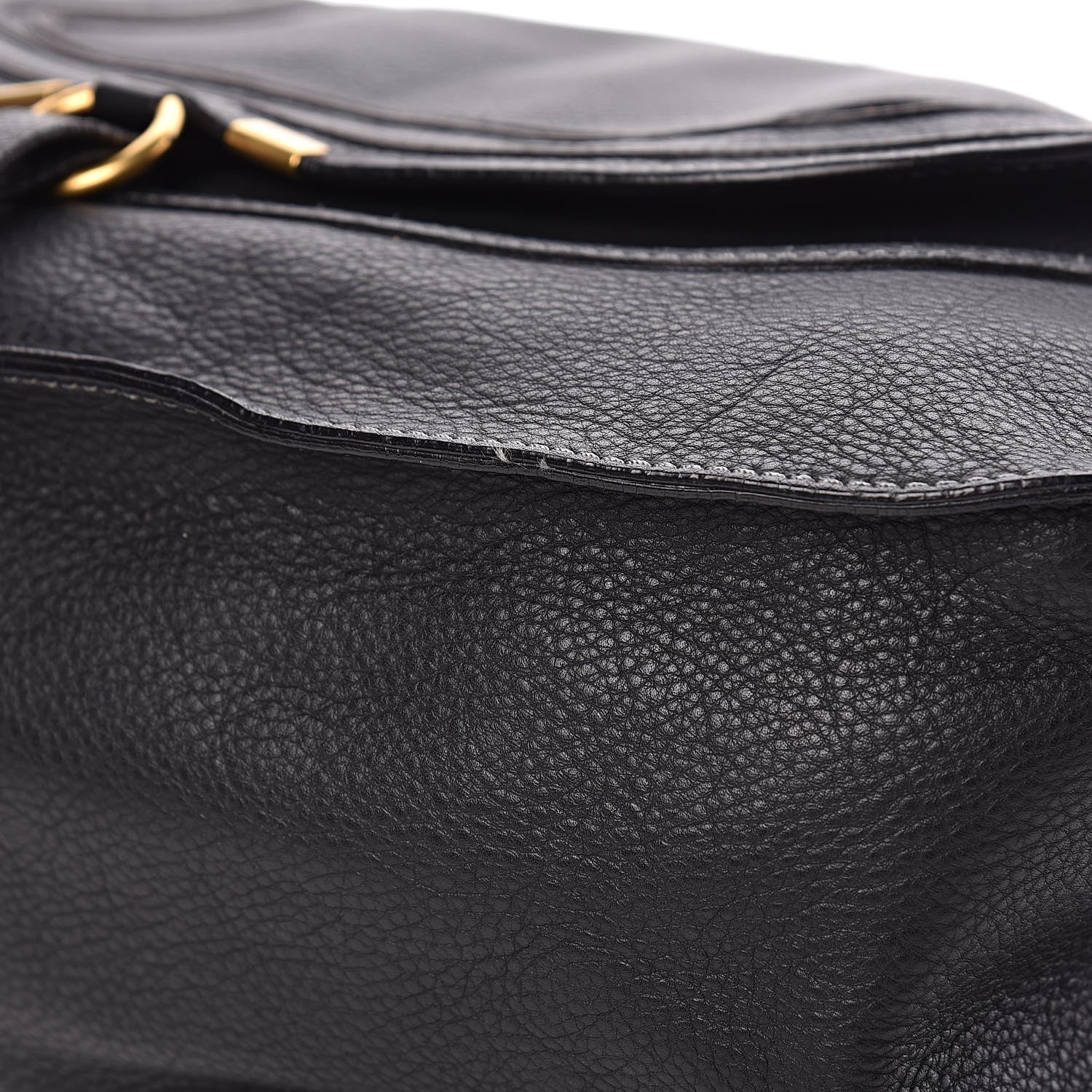 Chloe Calfskin Large Marcie Satchel Black 10 of 17