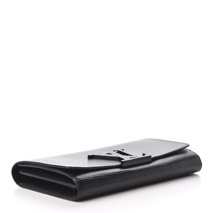 Louis Vuitton Epi Louise Wallet Black 4 of 7