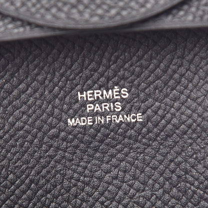 Hermes Epsom Bastia Coin Purse Black 6 of 7