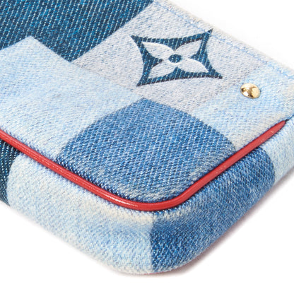 Louis Vuitton Denim Micro Pochette Accessories Denim Rouge 4 of 8