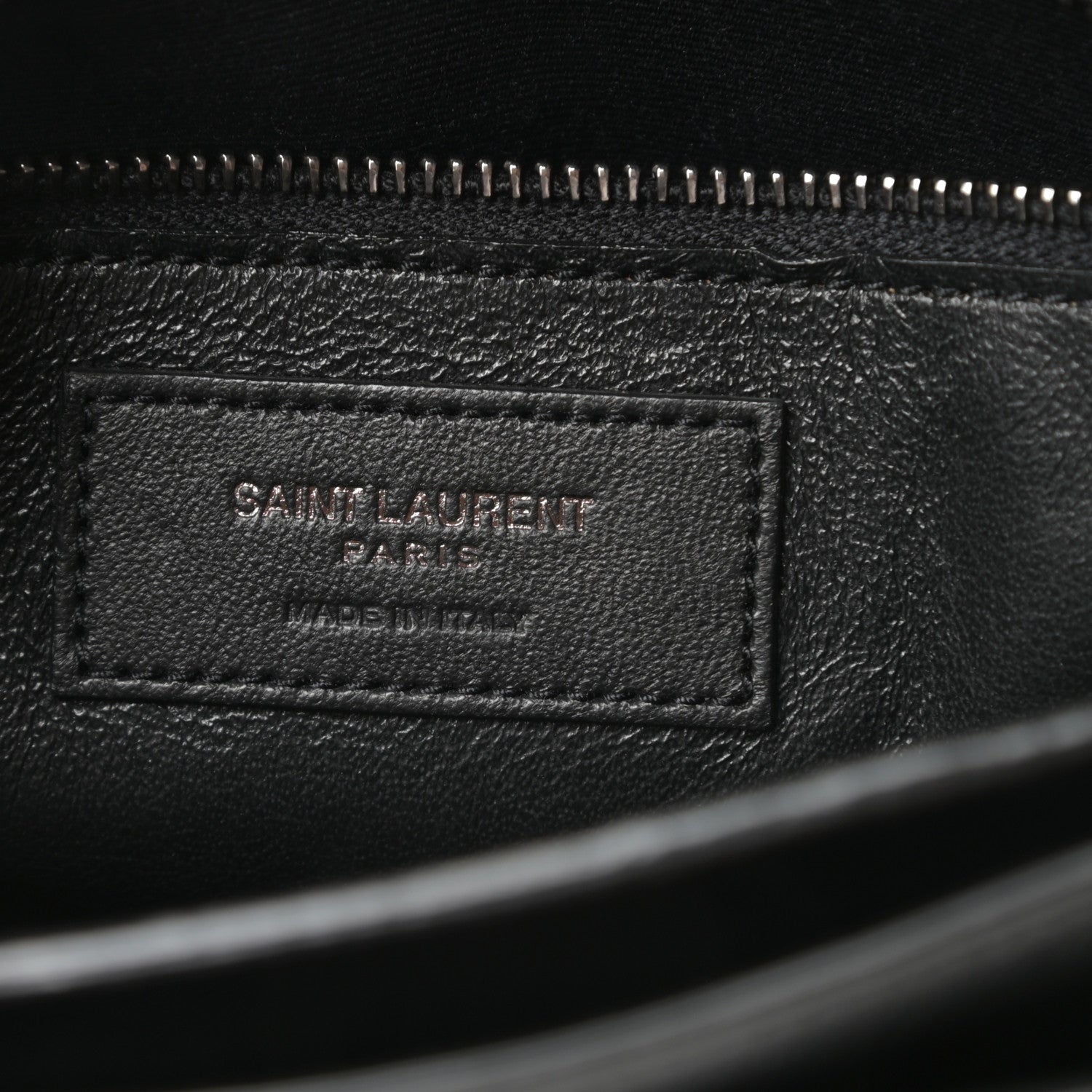 Saint Laurent Patent Monogram Cassandra Clasp Bag Black 6 of 12