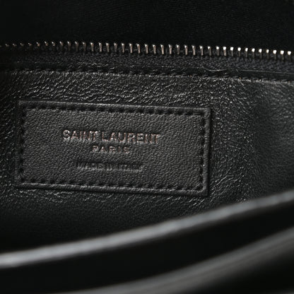 Saint Laurent Patent Monogram Cassandra Clasp Bag Black 6 of 12