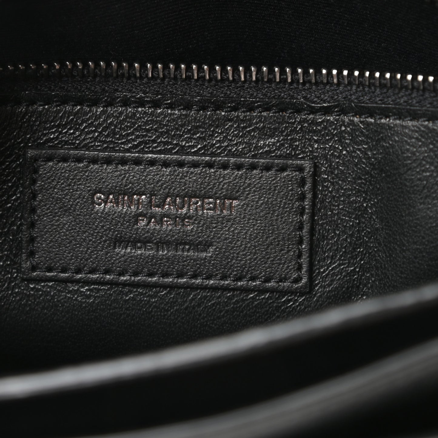 Patent Monogram Cassandra Clasp Bag Black