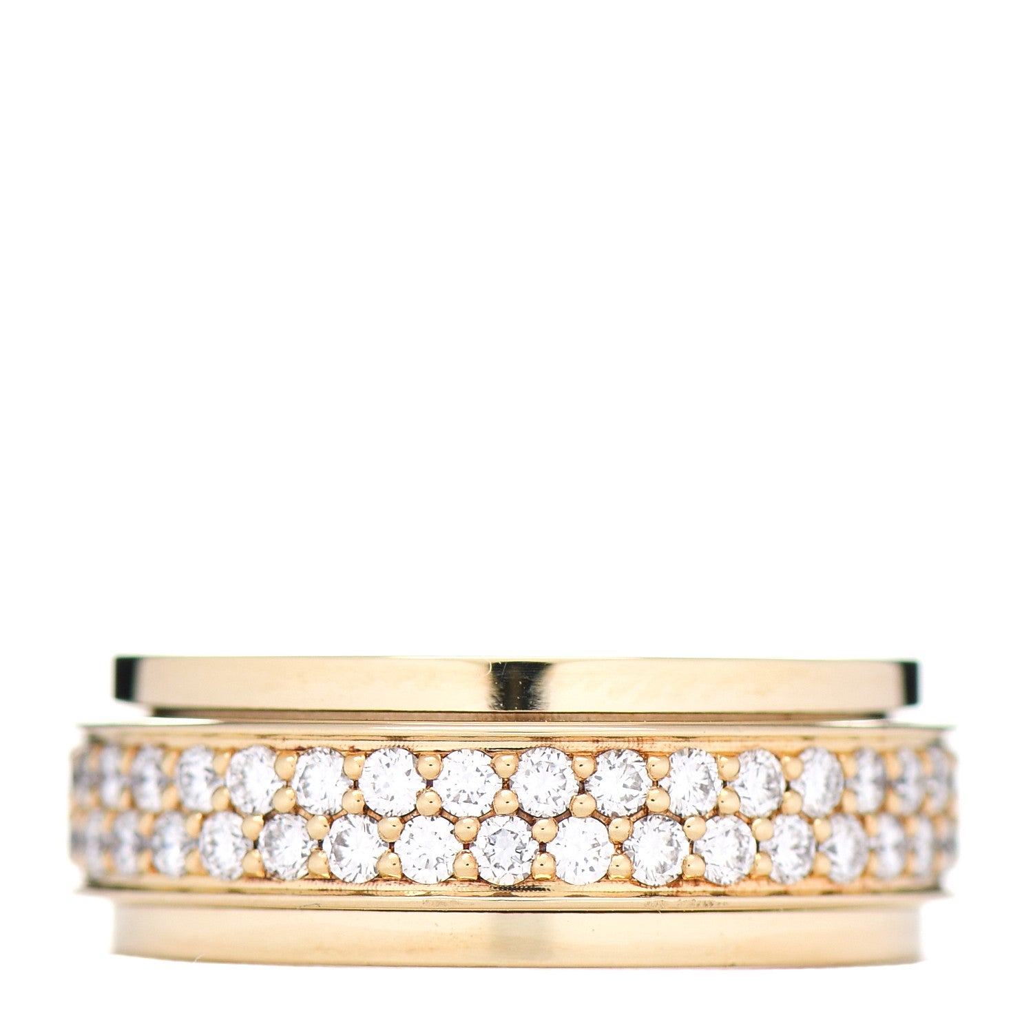 Piaget 18K Yellow Gold Diamond Possession Ring 52 6 1 of 5