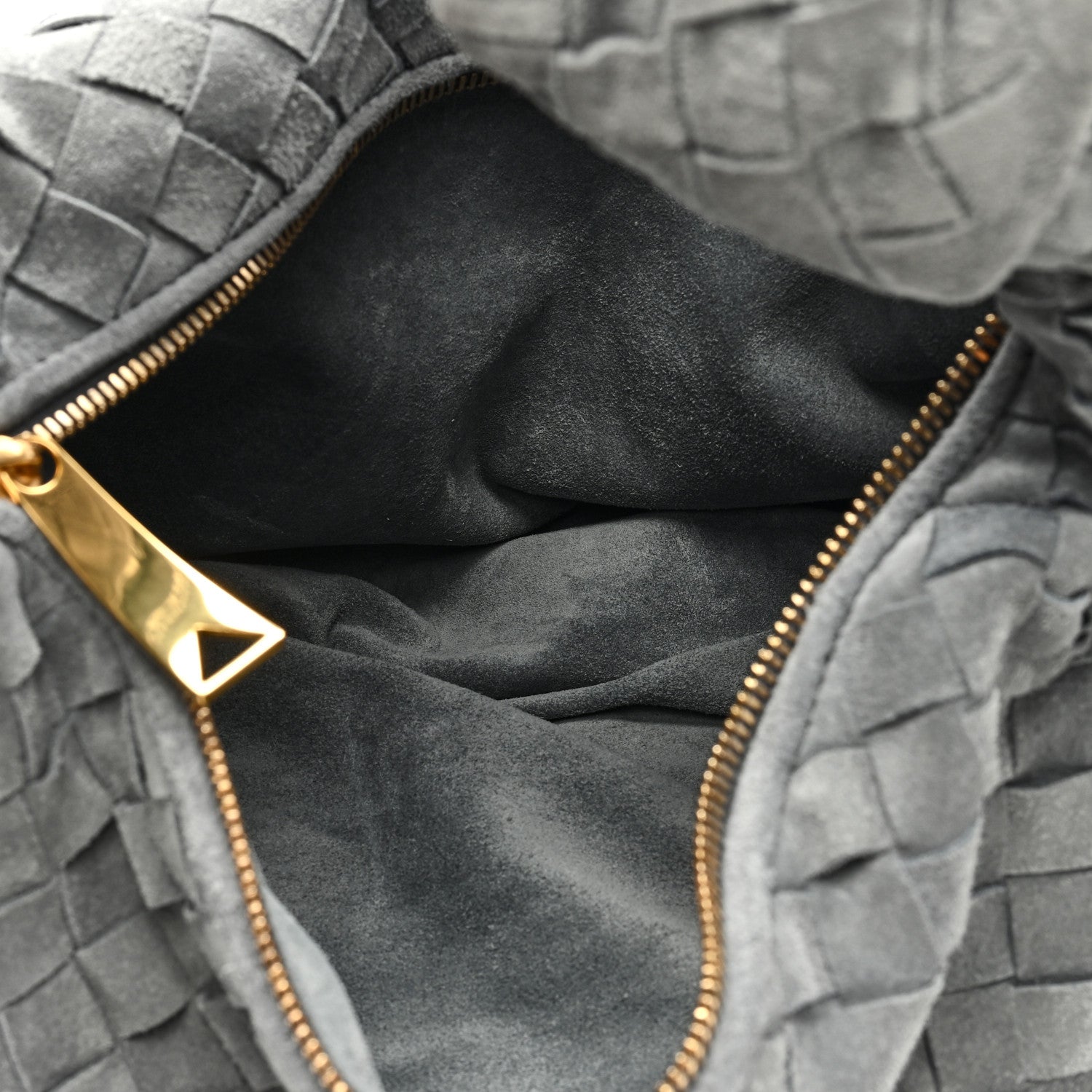 Bottega Veneta Suede Calfskin Intrecciato Teen Jodie Hobo Thunder 5 of 9