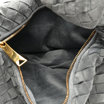 Bottega Veneta Suede Calfskin Intrecciato Teen Jodie Hobo Thunder 5 of 9
