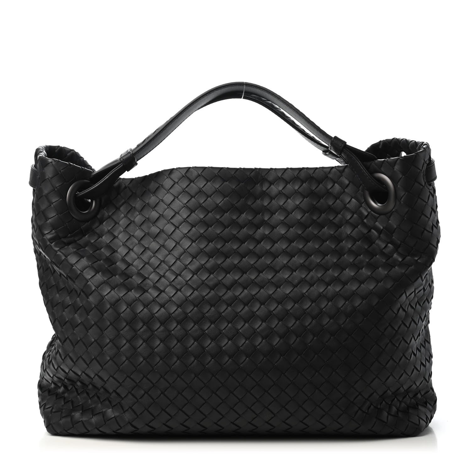 Bottega Veneta Nappa Intrecciato Medium Garda Bag Black 1 of 4