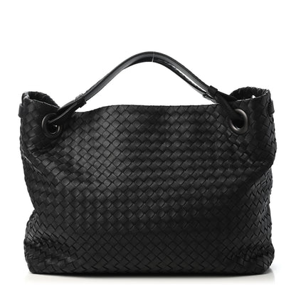 Bottega Veneta Nappa Intrecciato Medium Garda Bag Black 1 of 4