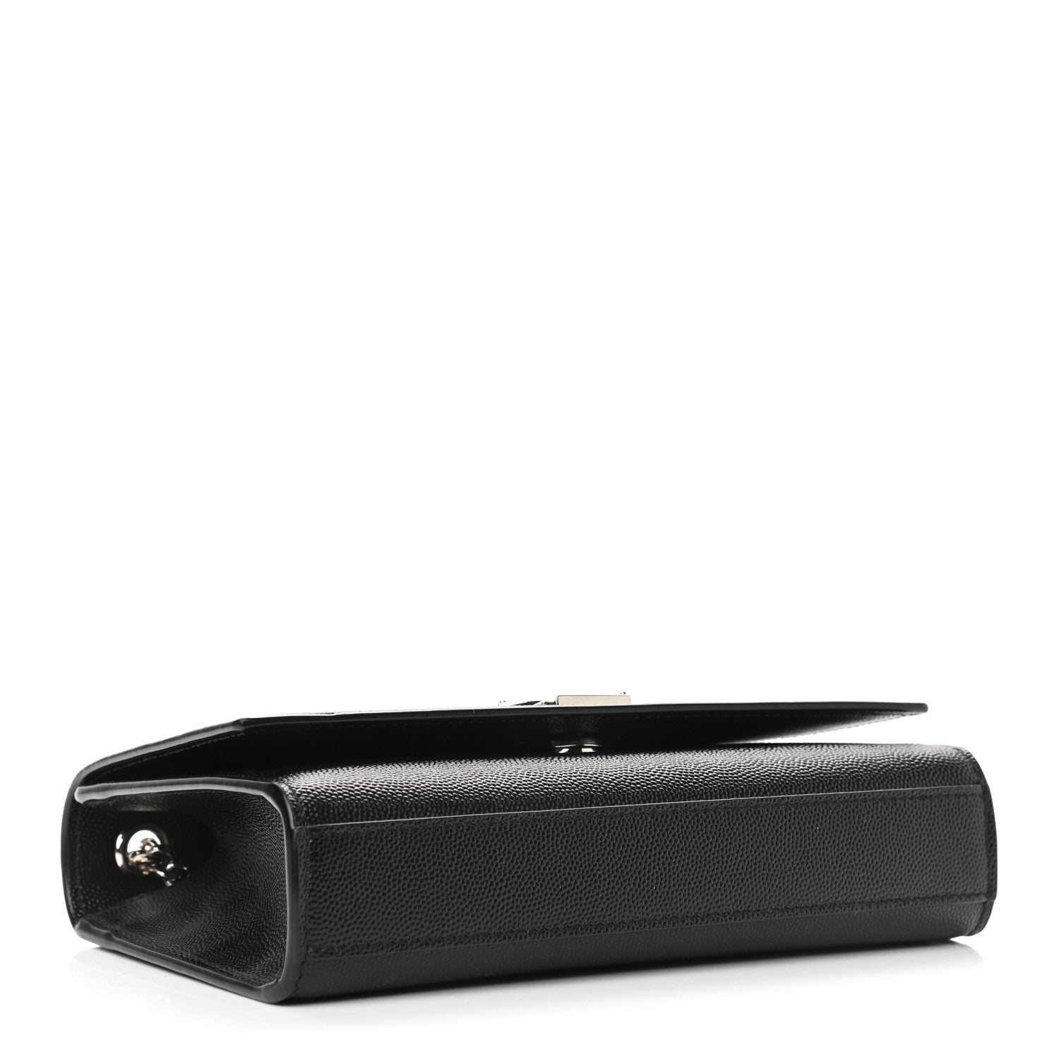 Saint Laurent Grain De Poudre Small Monogram Kate Satchel Black 4 of 8