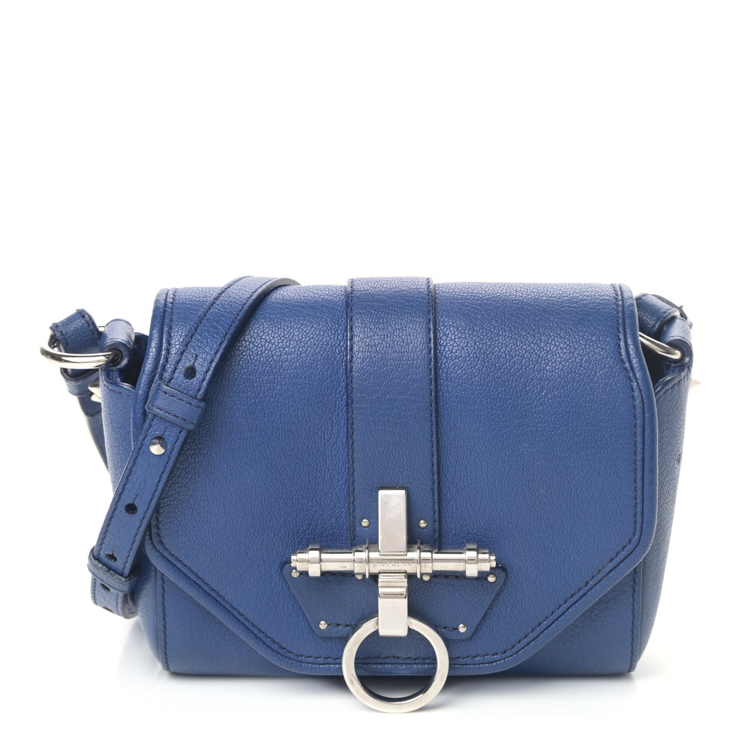 Sugar Goatskin Obsedia Shoulder Bag Navy