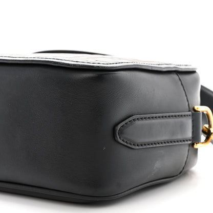 Fendi Vitello Century F is Fendi Bi-Color FF 1974 Embossed Camera Case Maya Black 11 of 17