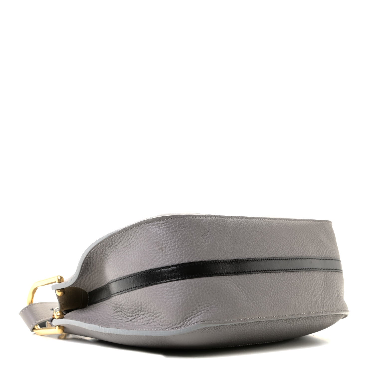 Chloe Grained Calfskin Small Hayley Hobo Cashmere Grey 7 of 9