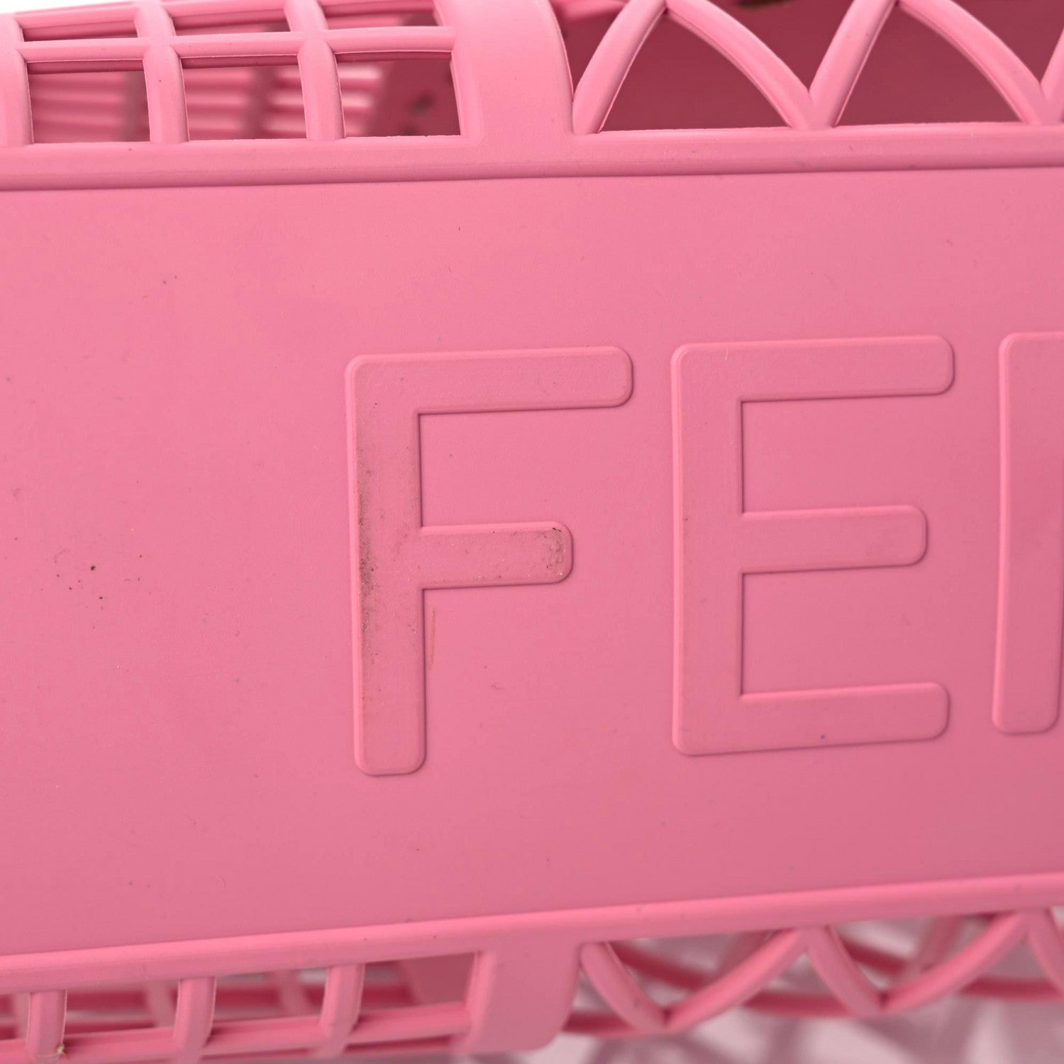 Fendi Recycled Plastic Vitello Liberty Matte Small Fendi Basket Rosa 14 of 16