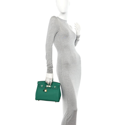 Hermes Togo Birkin 25 Vert Vertigo 2 of 13