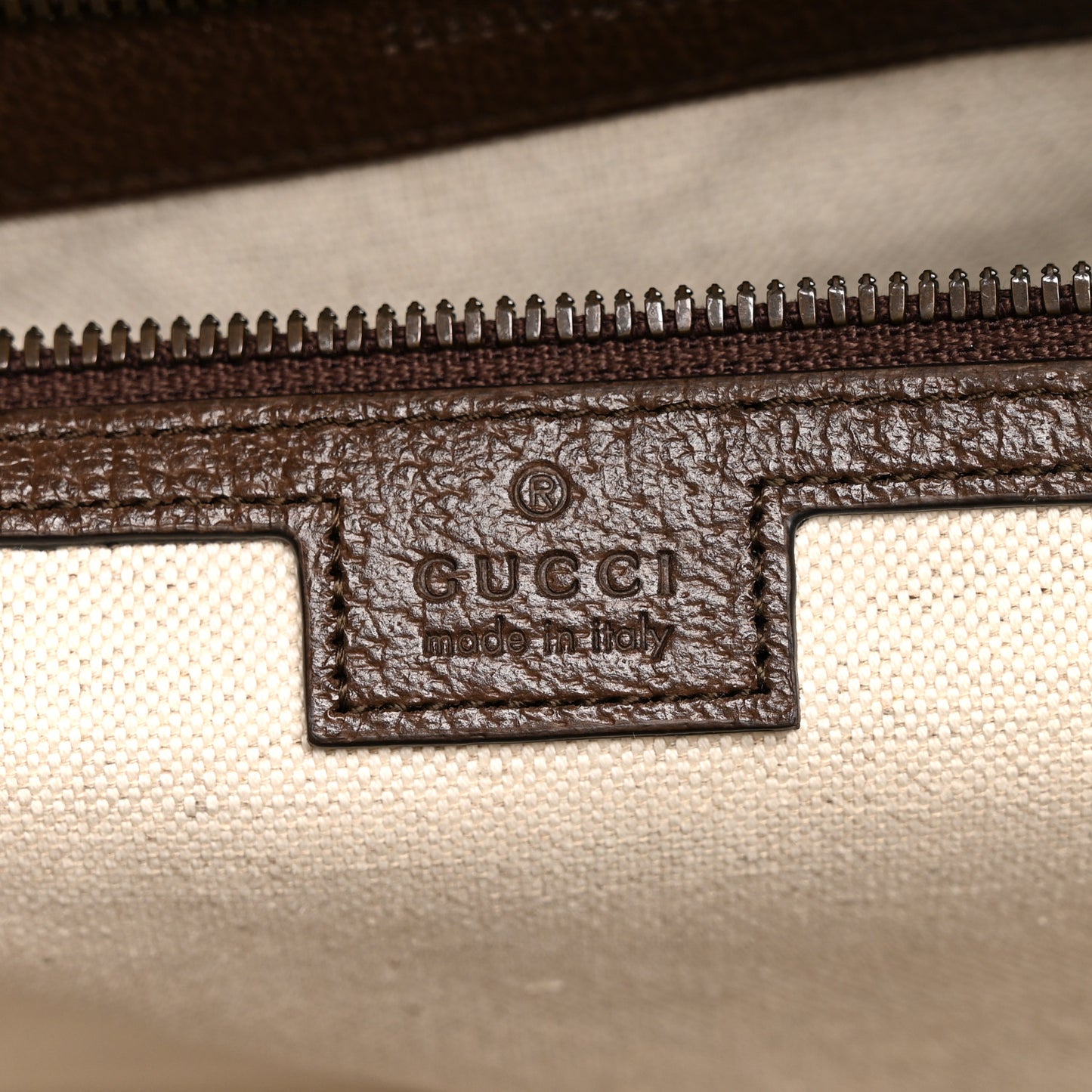 GG Supreme Monogram Textured Dollar Calfskin Web Large Savoy Bowling Bag Beige Ebony New Acero